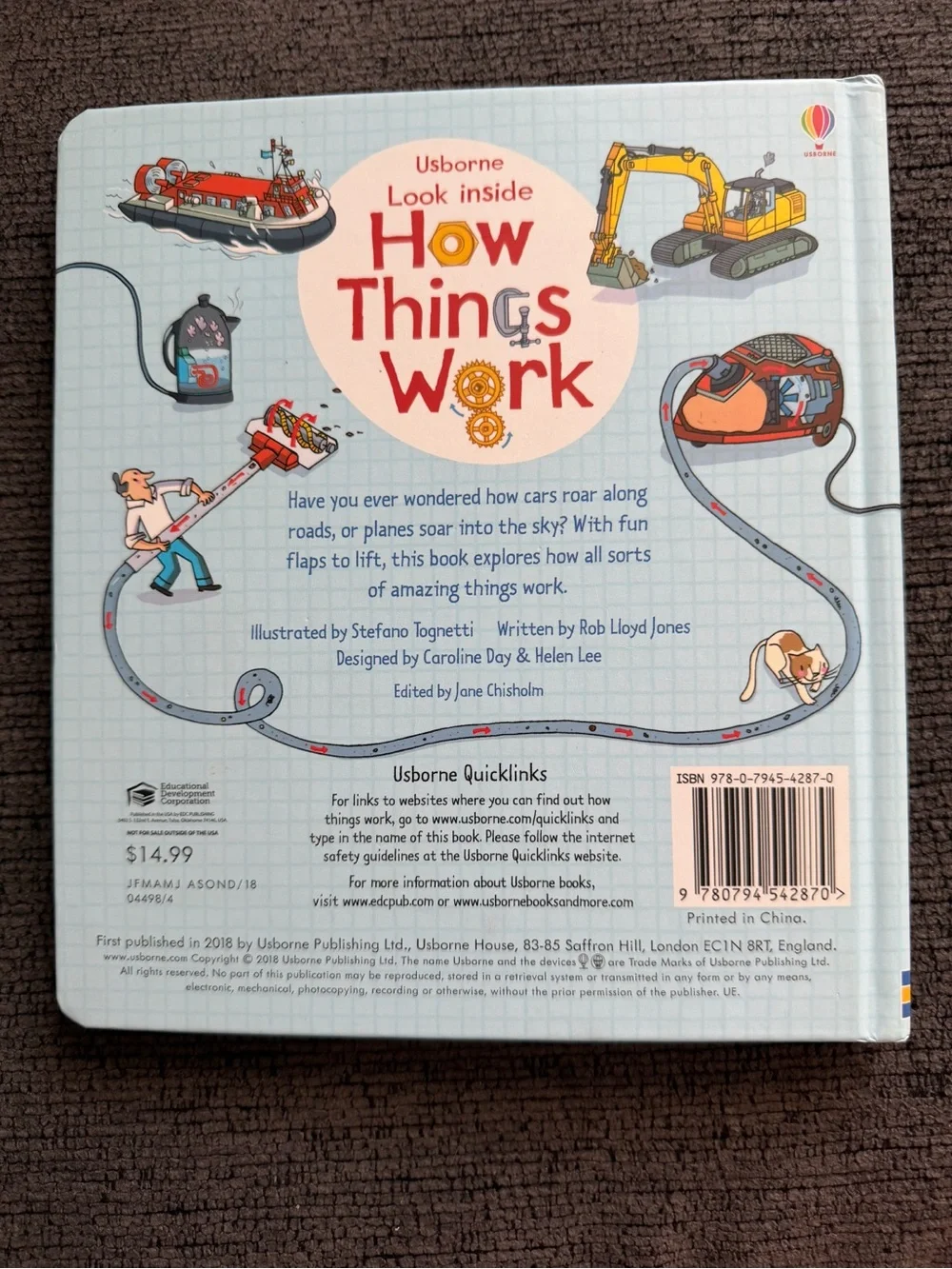 Usborne Look Inside How Things Work – Lift-the-Flap Book with 70+ Flaps (2018)